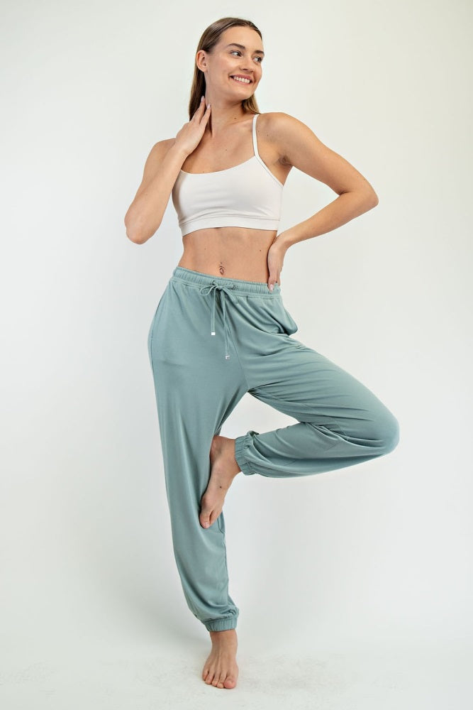 Jade Drawstring Maternity Jogger Pants