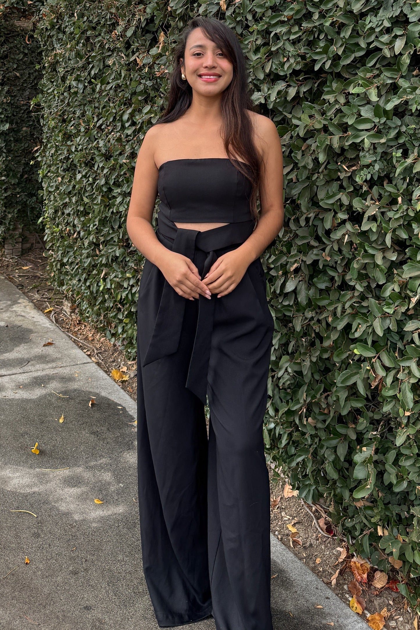Black Cutout Jumpsuit