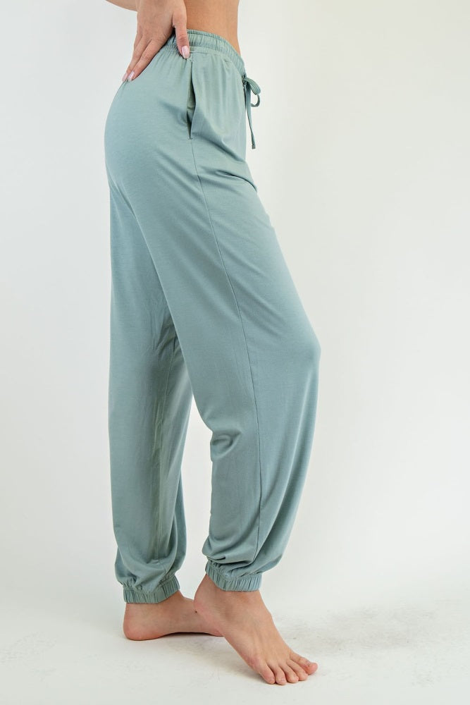 Jade Drawstring Jogger Pants
